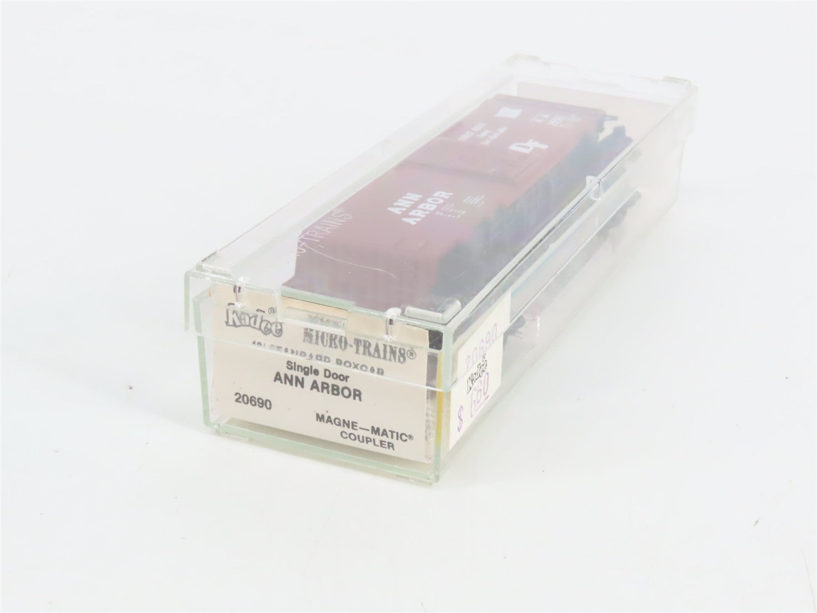 N Scale Micro-Trains MTL 20690 AA Ann Arbor 40' Single Door Box Car 1401 RTR