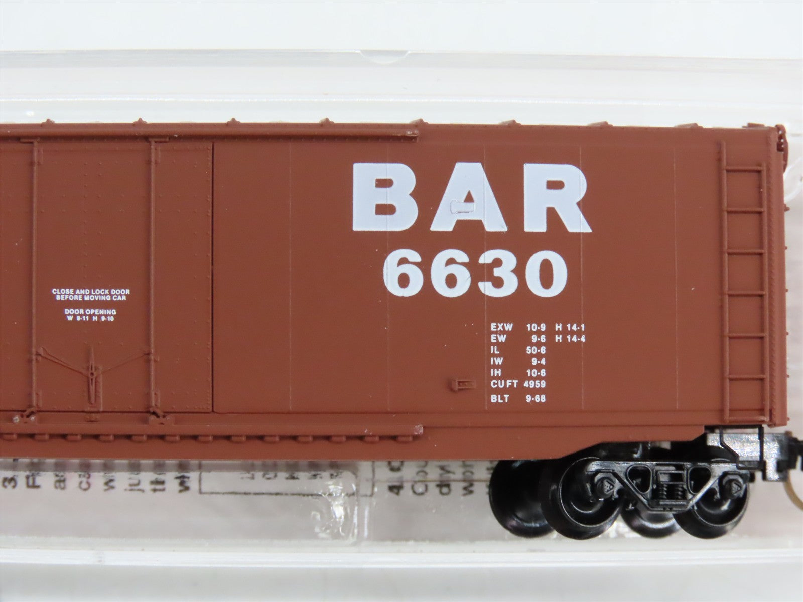 N Scale Micro-Trains MTL 38140 BAR Bangor & Aroostook 50' Box Car 6630 RTR