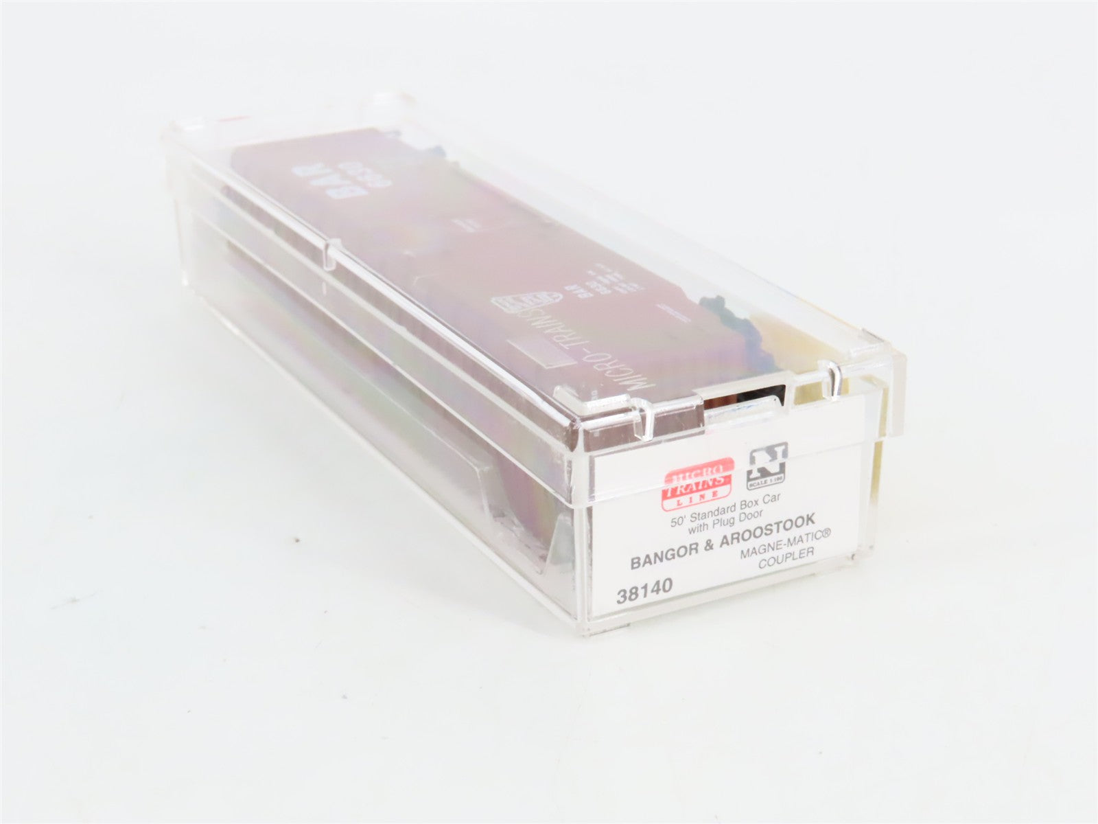 N Scale Micro-Trains MTL 38140 BAR Bangor & Aroostook 50' Box Car 6630 RTR
