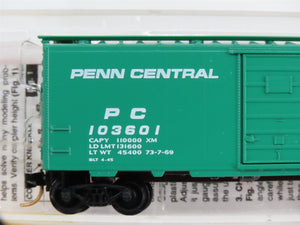 N Scale Micro-Trains MTL 20160 PC Penn Central 40' Box Car 103601 RTR