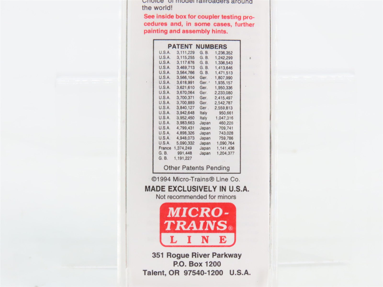 N Scale Micro-Trains MTL 20160 PC Penn Central 40' Box Car 103601 RTR