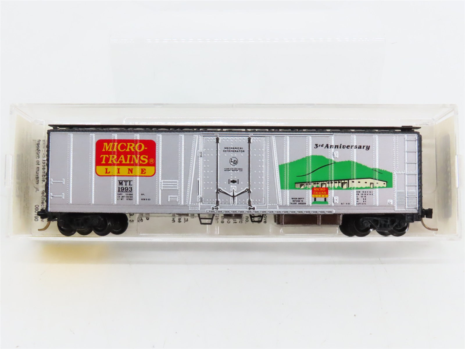 N Scale Micro-Trains MTL 70060 MTL Micro-Trains Line 51' Reefer 1993 RTR