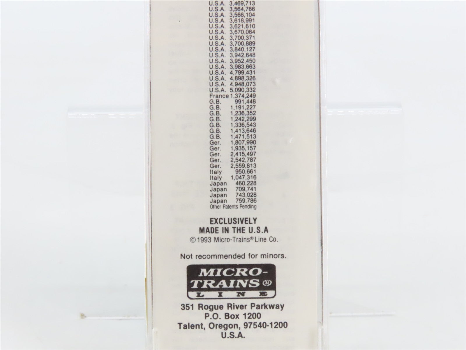 N Scale Micro-Trains MTL 70060 MTL Micro-Trains Line 51' Reefer 1993 RTR