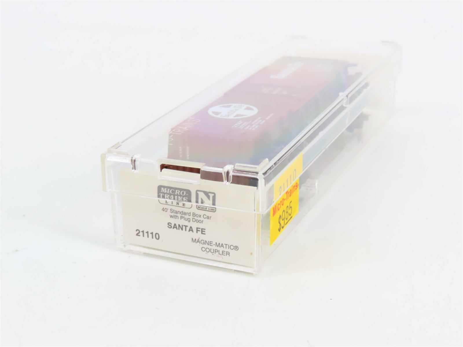 N Scale Micro-Trains MTL 21110 ATSF Santa Fe 40' Box Car 149968 RTR