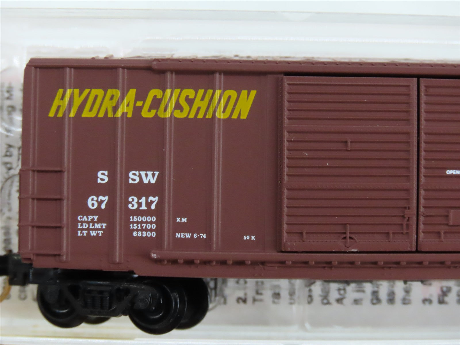 N Scale Micro-Trains MTL 30060 SSW Cotton Belt 50' Box Car 67317 RTR