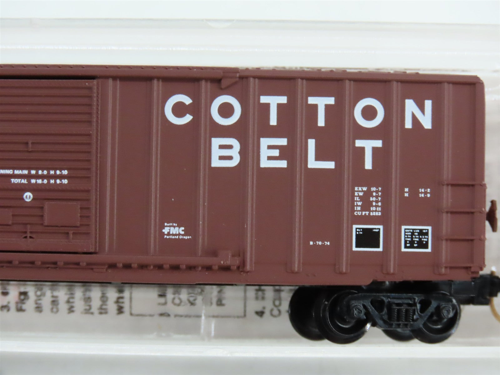 N Scale Micro-Trains MTL 30060 SSW Cotton Belt 50' Box Car 67317 RTR