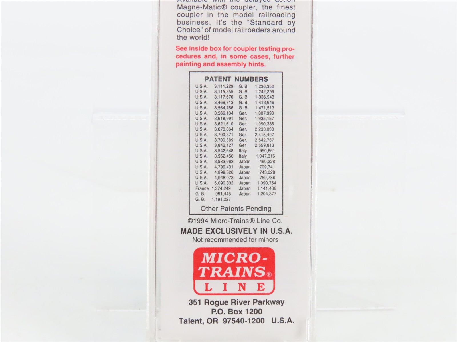N Scale Micro-Trains MTL 30060 SSW Cotton Belt 50' Box Car 67317 RTR