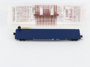 N Scale Micro-Trains MTL 45190 DAF U.S. Air Force 50' Flat Car 35780 RTR