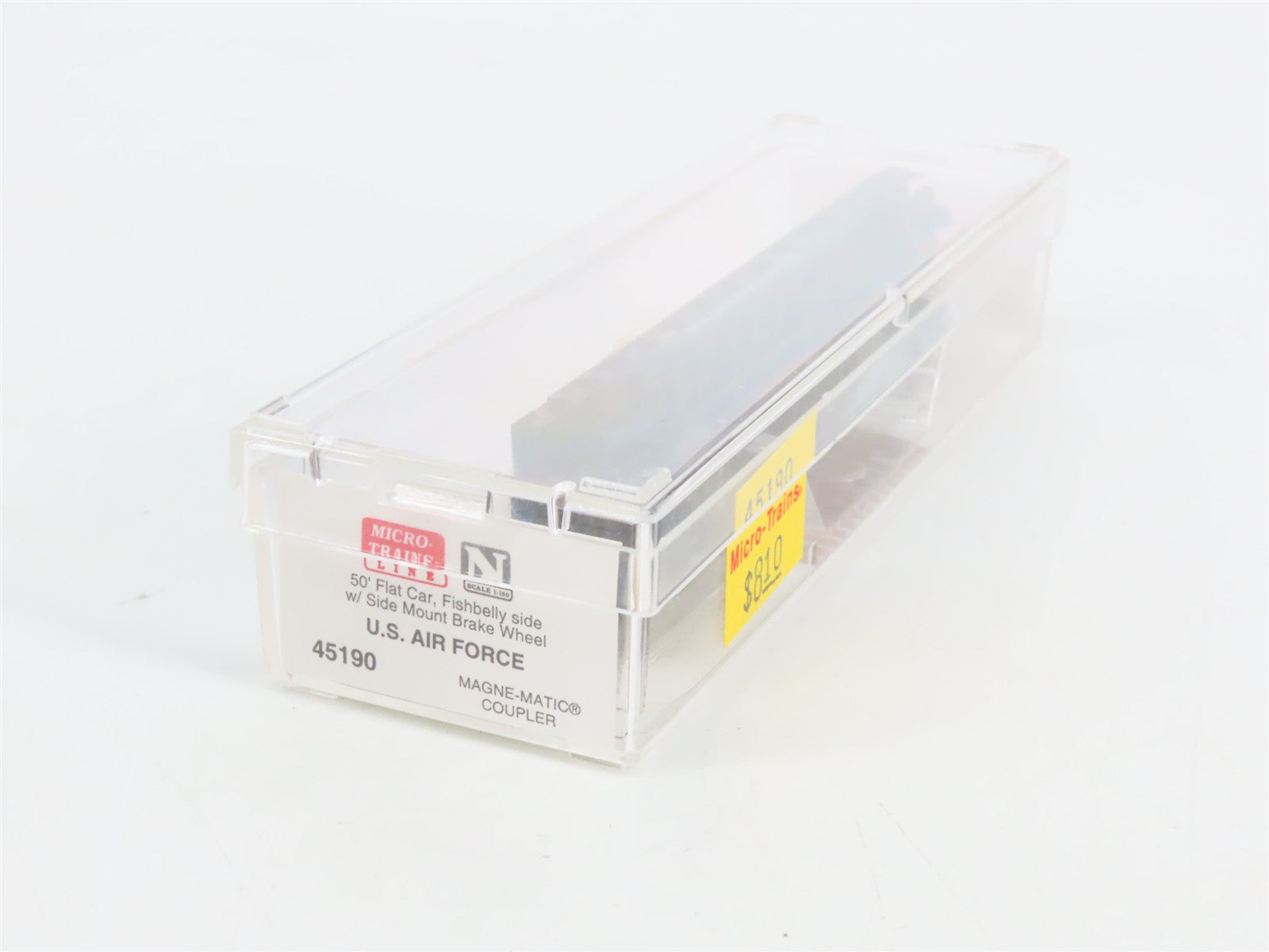 N Scale Micro-Trains MTL 45190 DAF U.S. Air Force 50' Flat Car 35780 RTR
