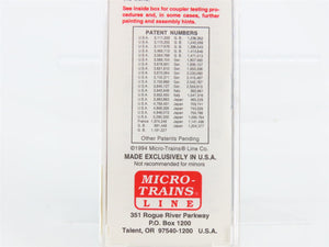 N Scale Micro-Trains MTL 94010 SSW Cotton Belt 3-Bay Covered Hopper 78732 RTR