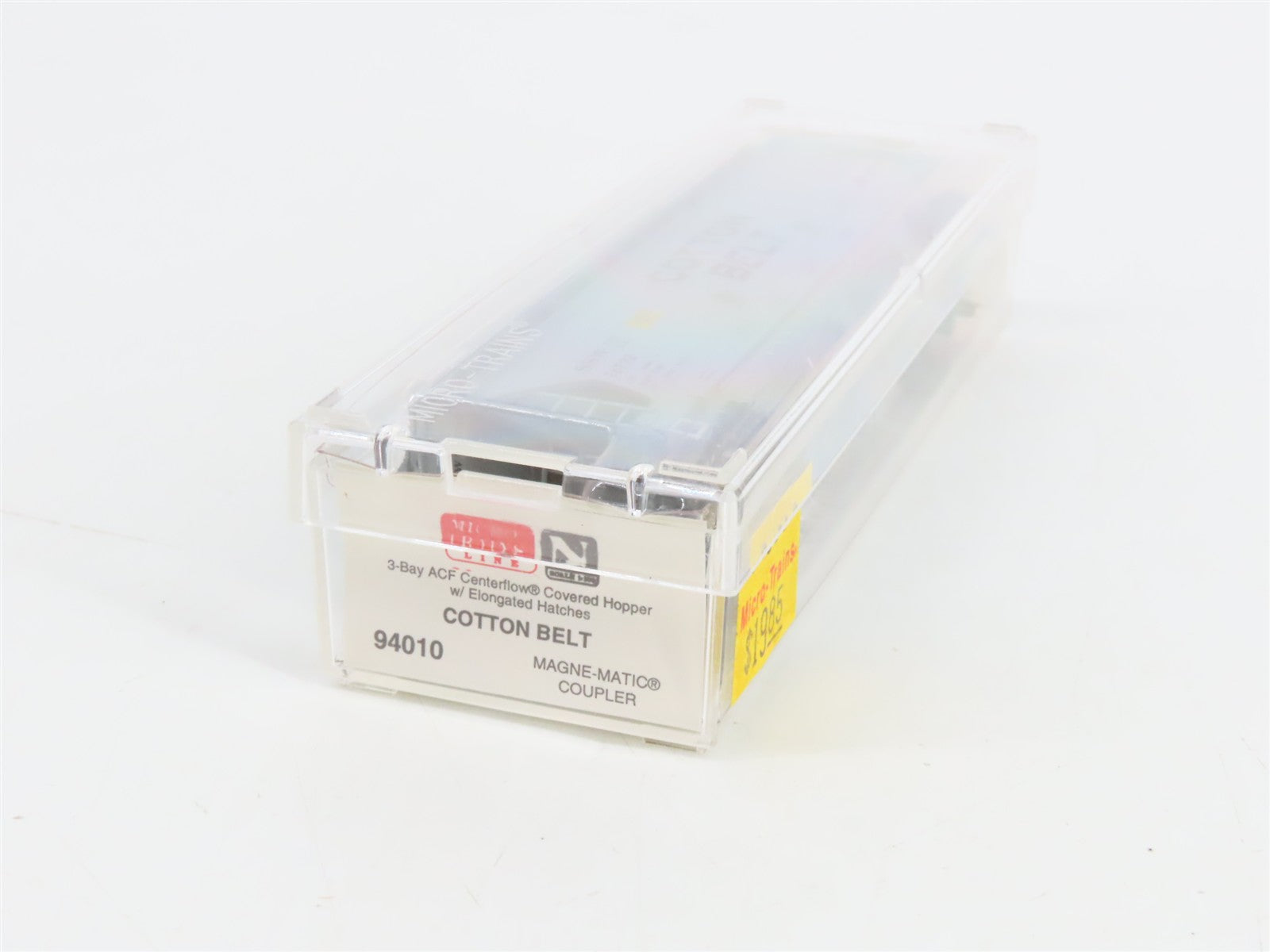 N Scale Micro-Trains MTL 94010 SSW Cotton Belt 3-Bay Covered Hopper 78732 RTR