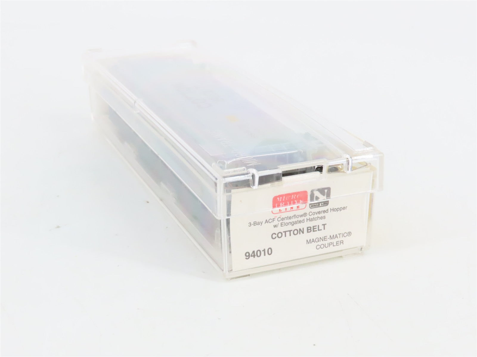 N Scale Micro-Trains MTL 94010 SSW Cotton Belt 3-Bay Covered Hopper 78732 RTR