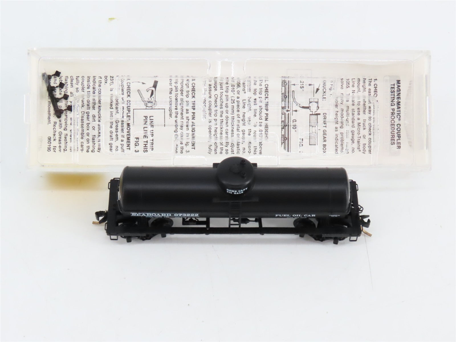 N Scale Micro-Trains MTL 65360 Seaboard 39' Single Dome Tank Car 073222 RTR