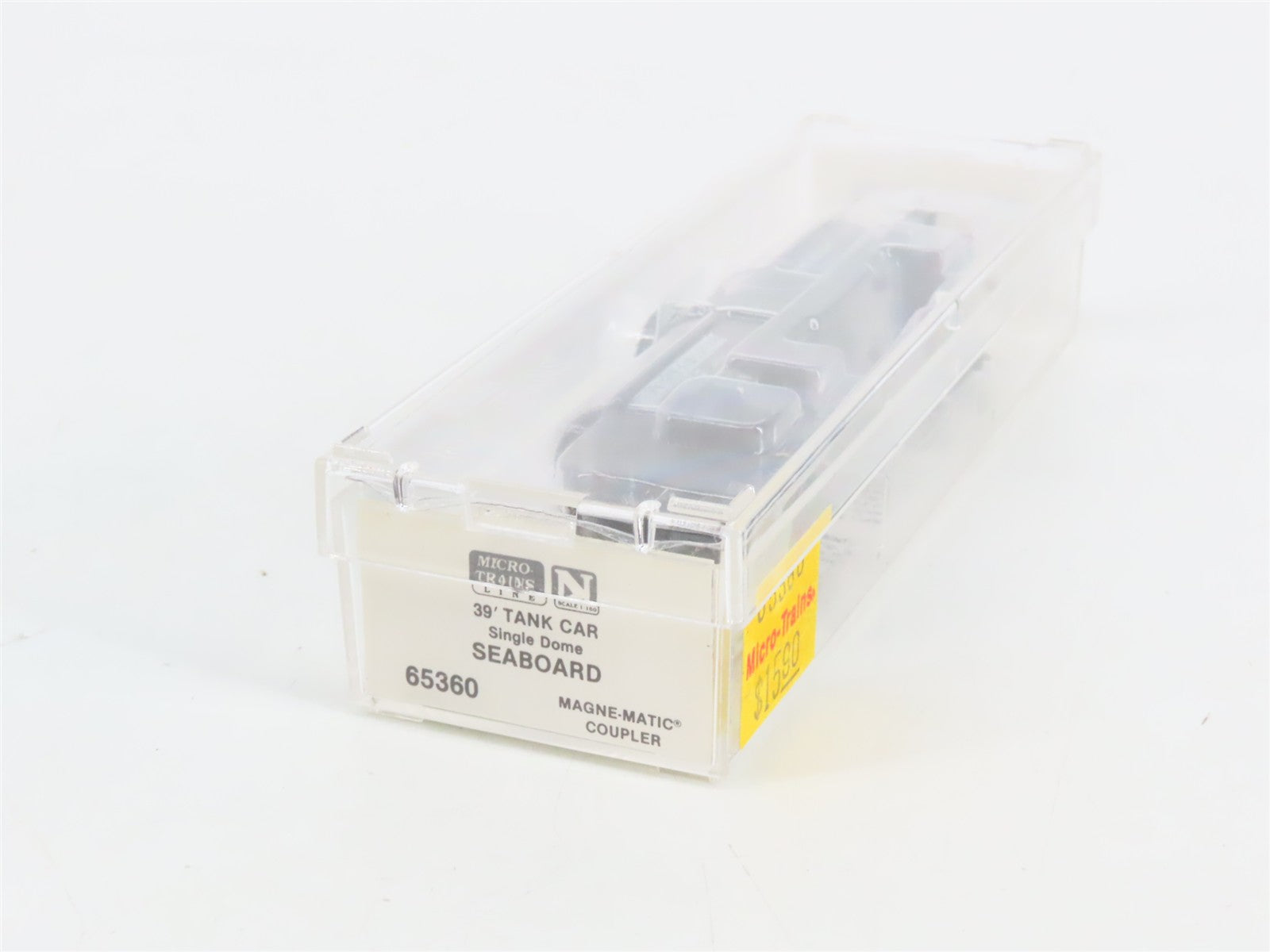 N Scale Micro-Trains MTL 65360 Seaboard 39' Single Dome Tank Car 073222 RTR