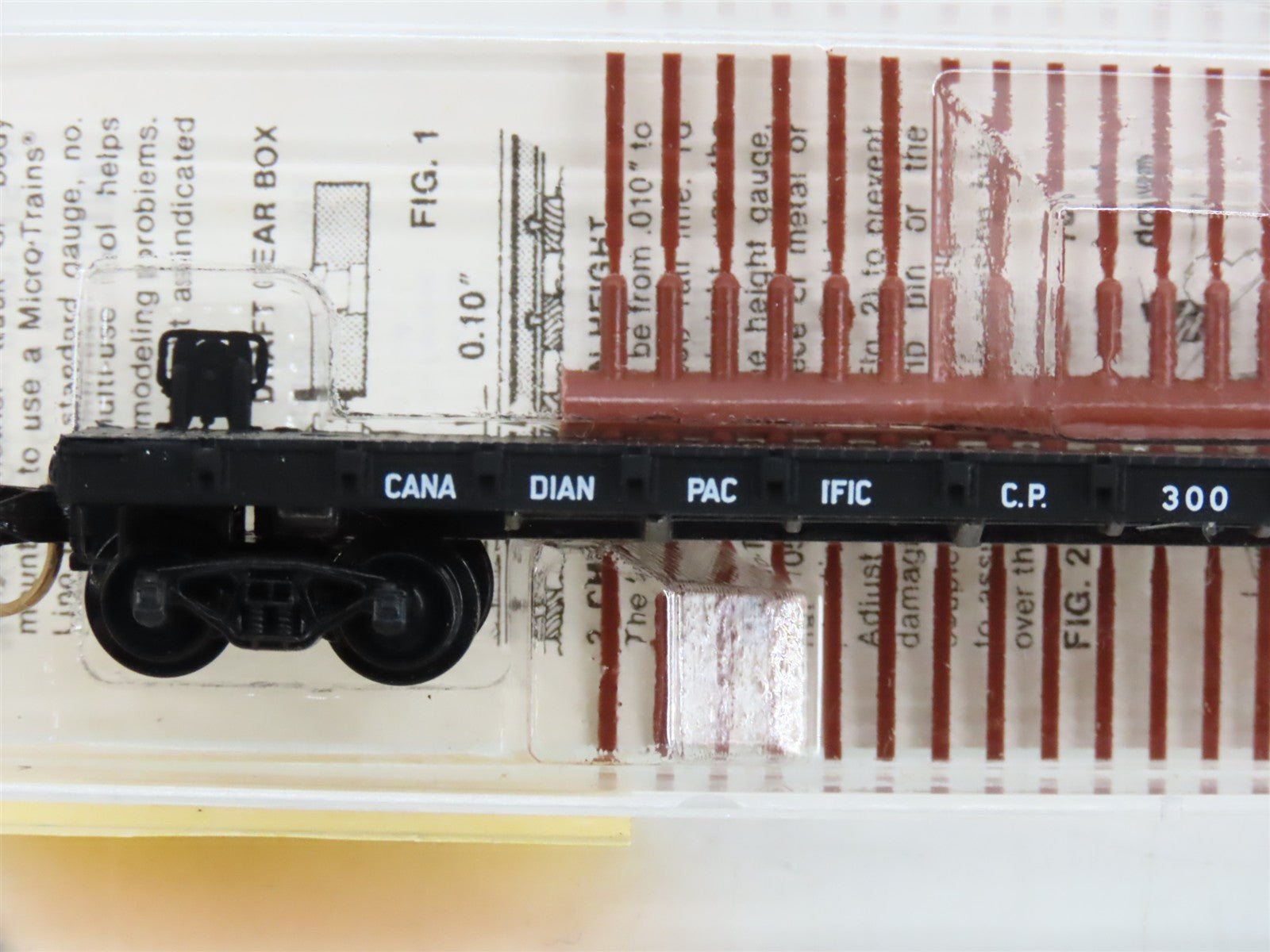N Scale Micro-Trains MTL 44040 CP Canadian Pacific 50' Flat Car 300049 RTR