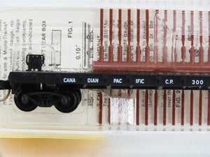 N Scale Micro-Trains MTL 44040 CP Canadian Pacific 50' Flat Car 300049 RTR