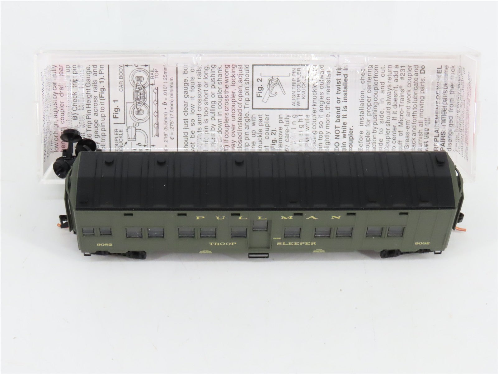N Scale Micro-Trains MTL 116010.4 US Office of Defense Sleeper Passenger RTR
