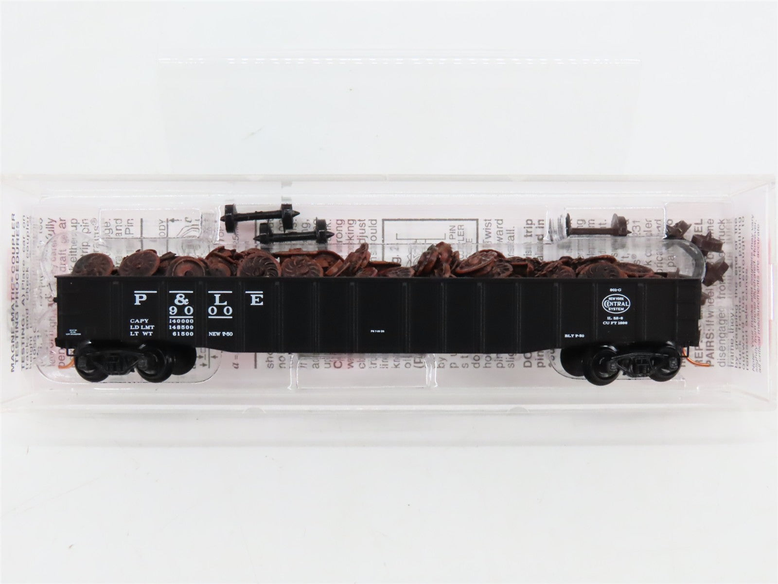 N Scale Micro-Trains MTL 105580.1 P&LE Pittsburgh & Lake Erie 50' Gondola RTR