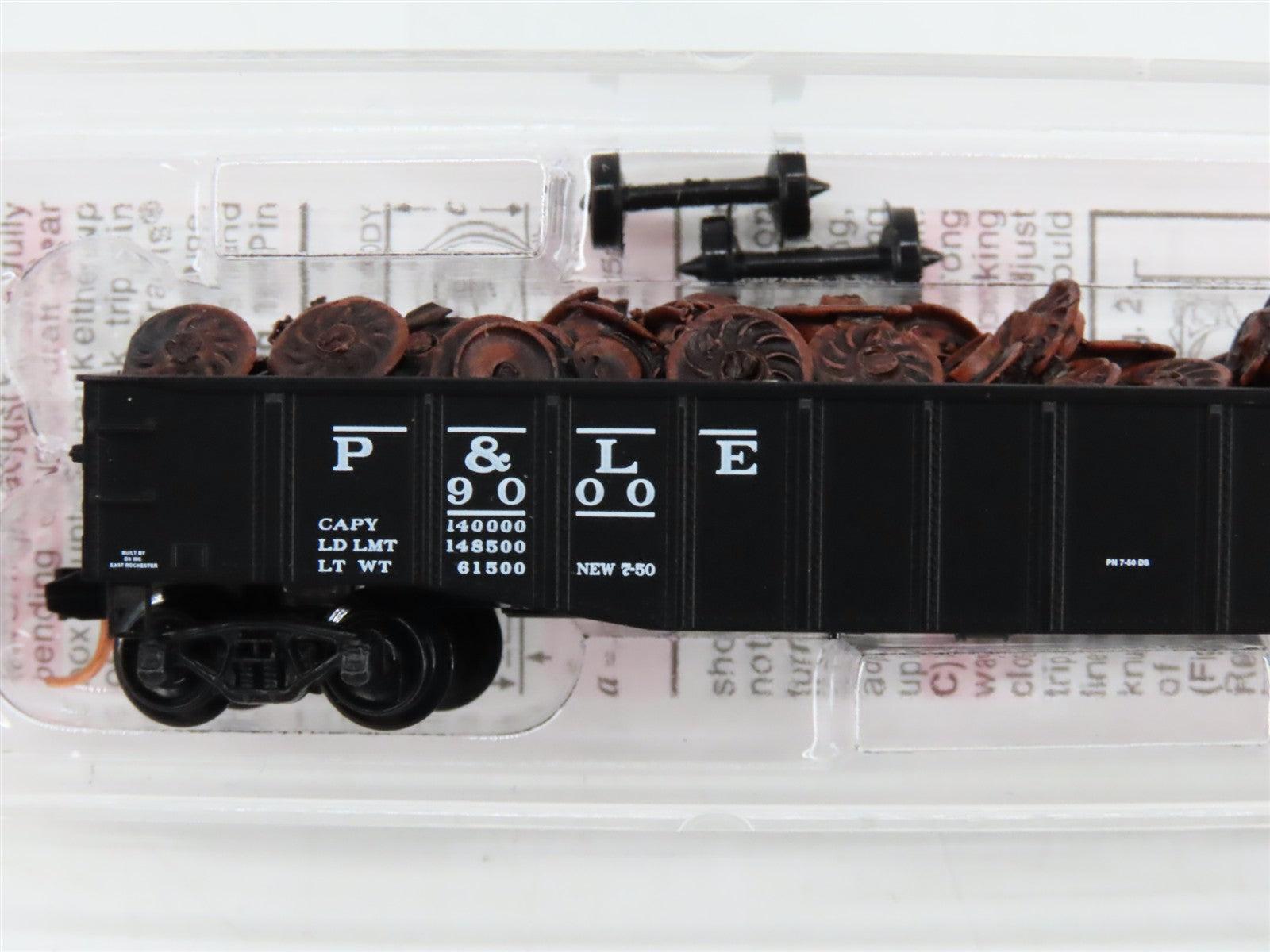 N Scale Micro-Trains MTL 105580.1 P&LE Pittsburgh & Lake Erie 50' Gondola RTR