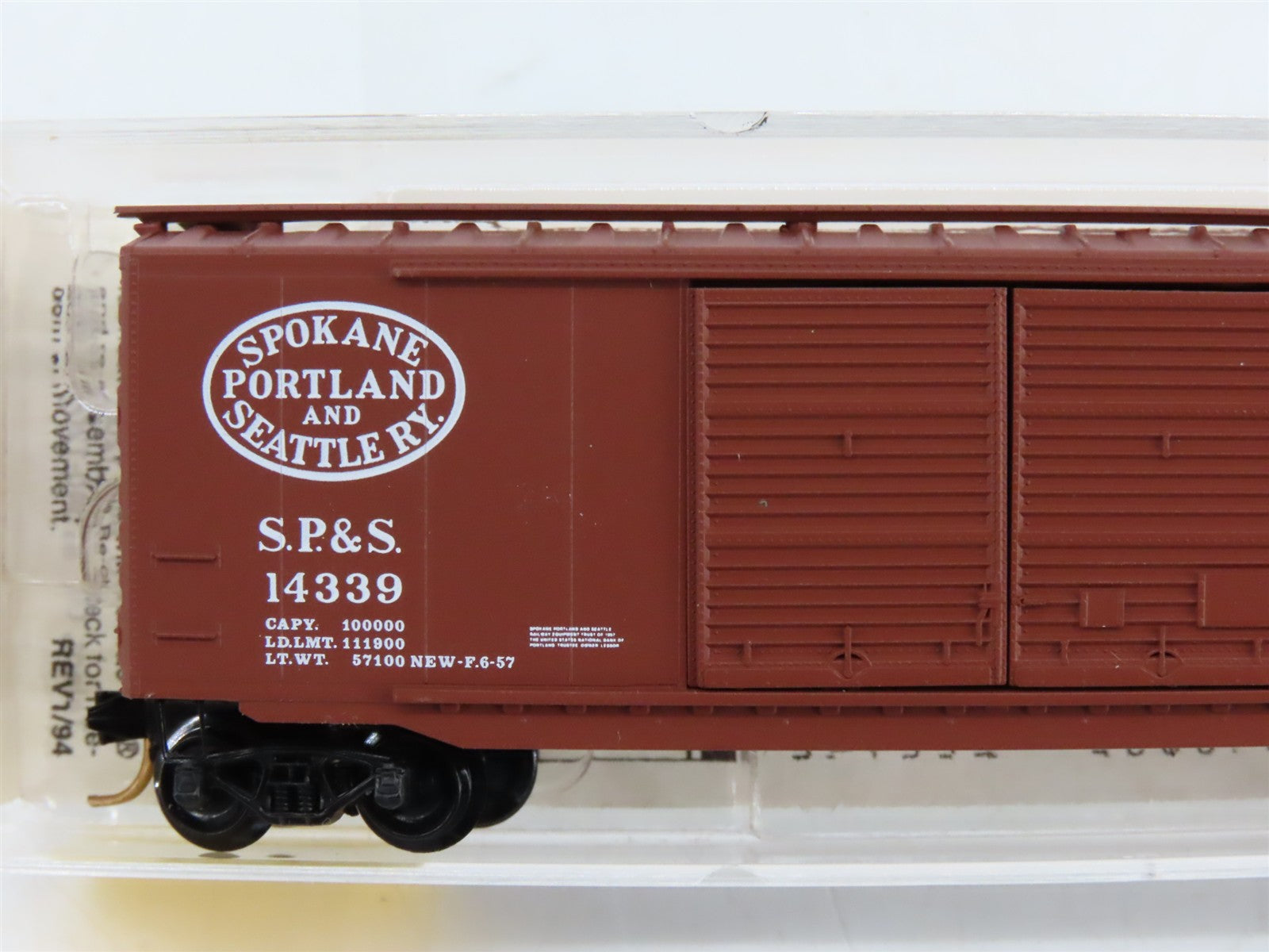 N Scale Micro-Trains MTL 34210 SP&S Spokane, Portland & Seattle 50' Box Car RTR