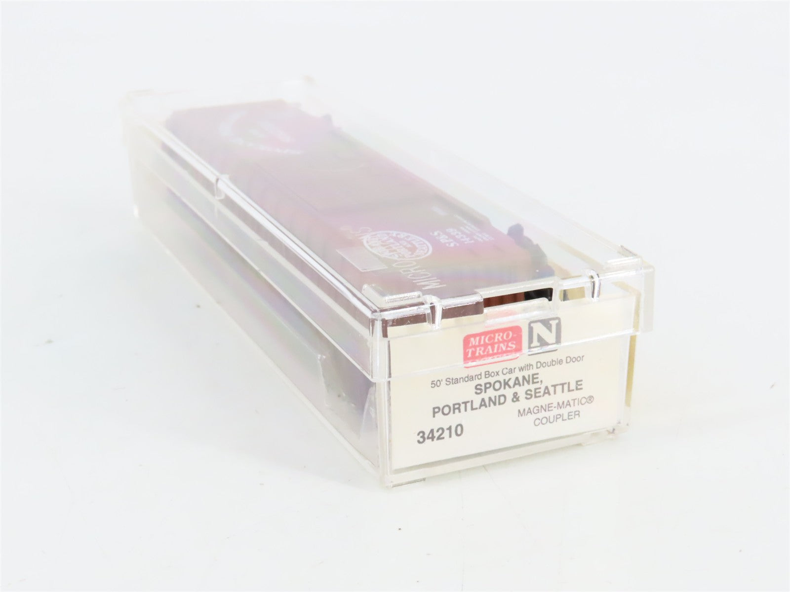 N Scale Micro-Trains MTL 34210 SP&S Spokane, Portland & Seattle 50' Box Car RTR