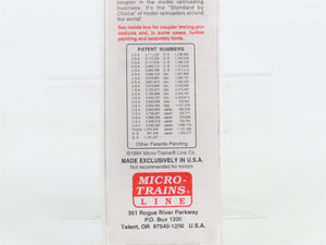 N Scale Micro-Trains MTL 20360 EL Erie Lackawanna 40' Box Car 74632 RTR