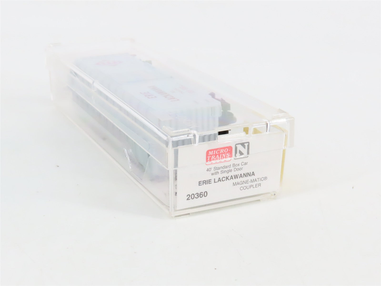N Scale Micro-Trains MTL 20360 EL Erie Lackawanna 40' Box Car 74632 RTR