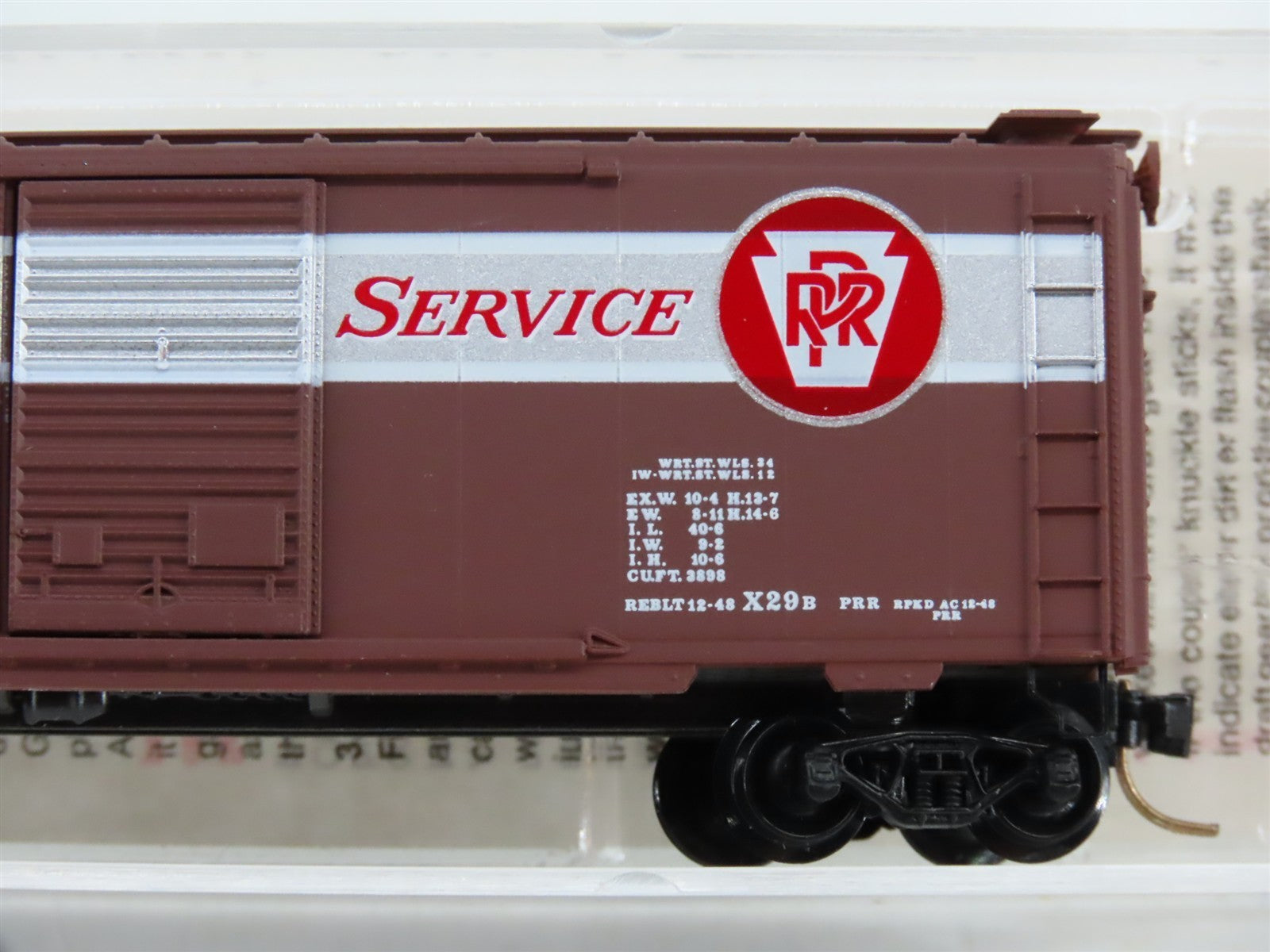 N Micro-Trains MTL 20066 PRR Pennsylvania Merchandise Service 40' Boxcar #30902