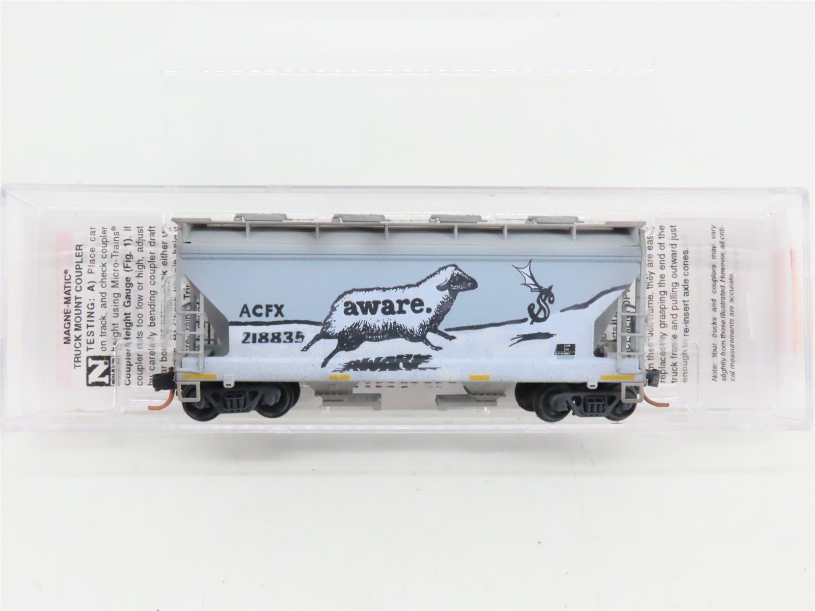 N Scale Micro-Trains MTL 09244330 ACFX American Car & Foundry Hopper 218835 RTR