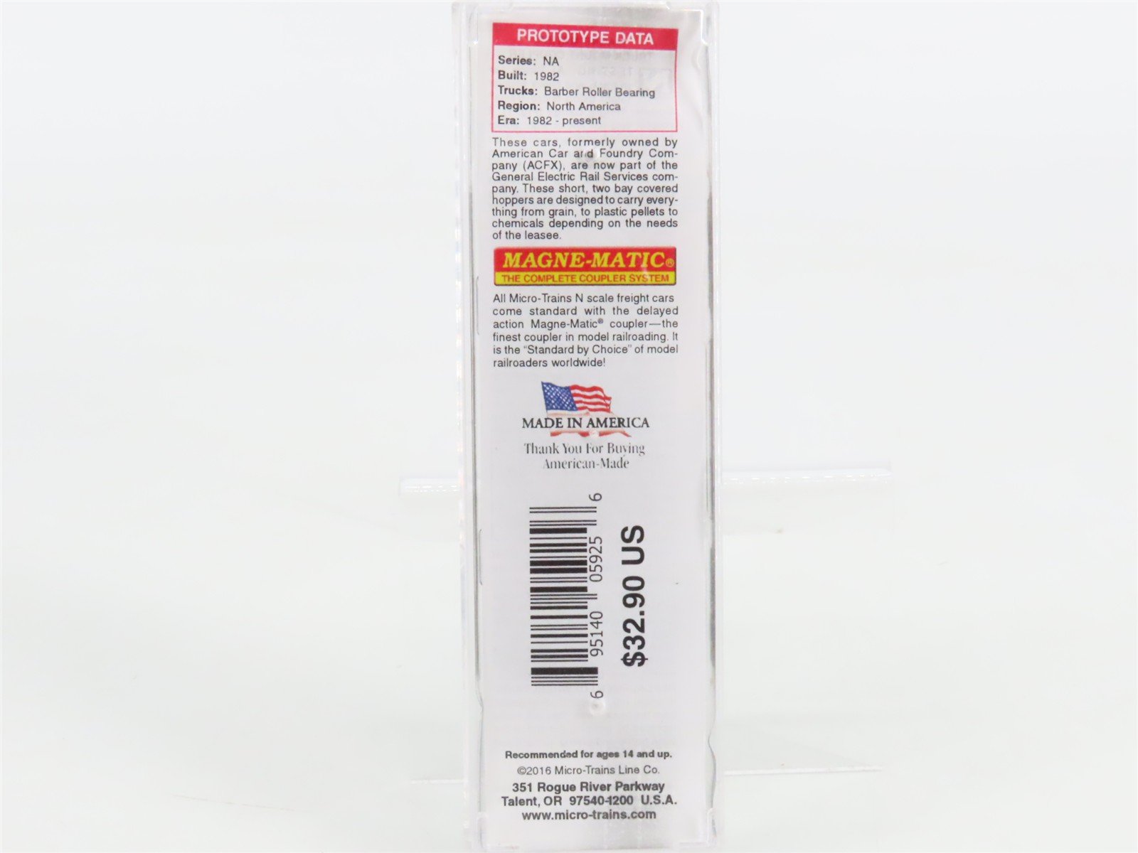 N Scale Micro-Trains MTL 09244330 ACFX American Car & Foundry Hopper 218835 RTR