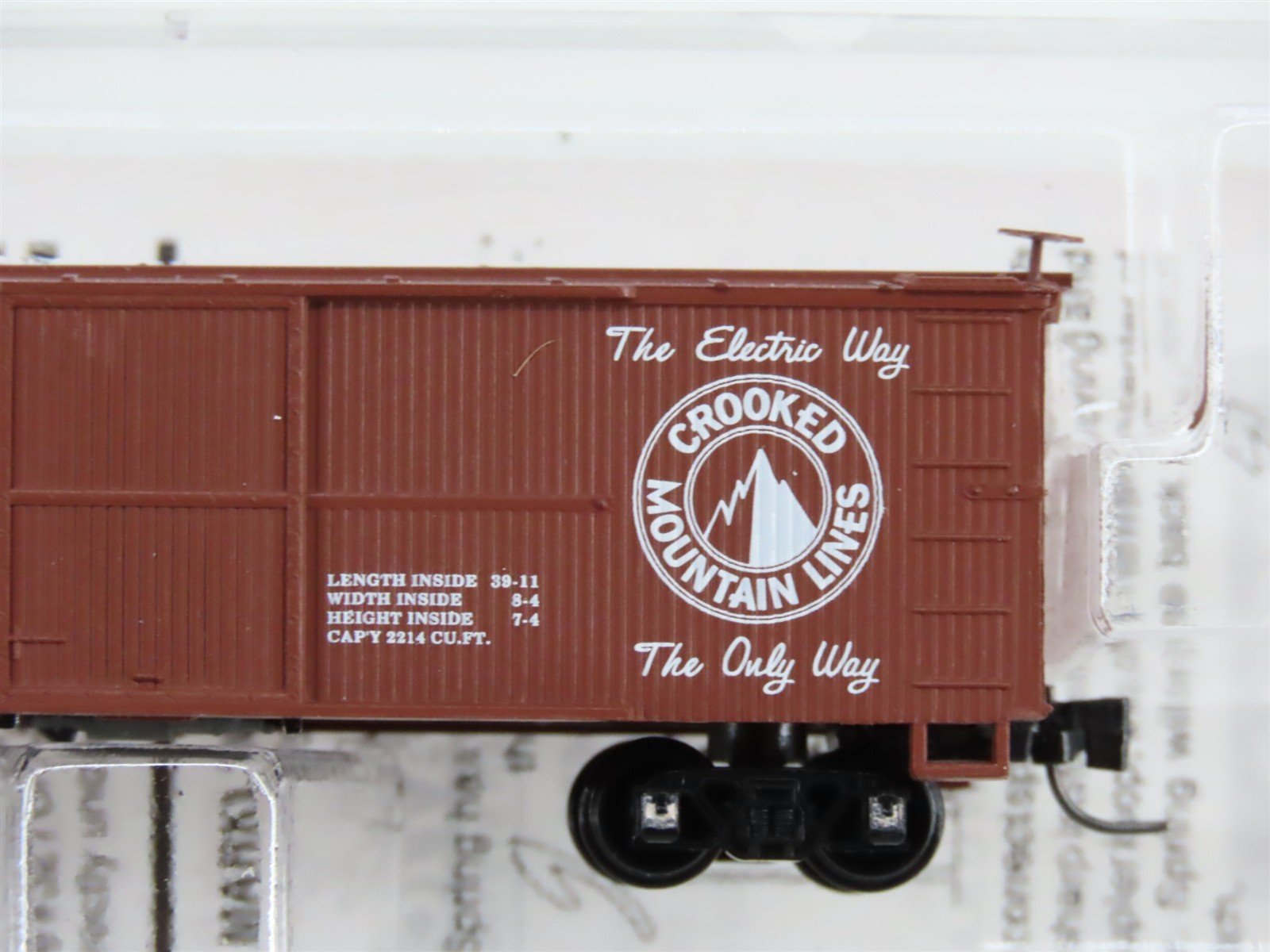 Z Scale Micro-Trains MTL 50000192 CML Crooked Mountain Lines 40' Box Car RTR