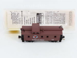 N Scale Micro-Trains MTL 51050 NP Northern Pacific 34' Wood-Sheathed Caboose RTR