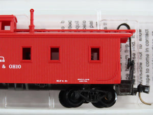N Scale Micro-Trains MTL 50190 Chesapeake & Ohio 34' Wood Sheathed Caboose RTR