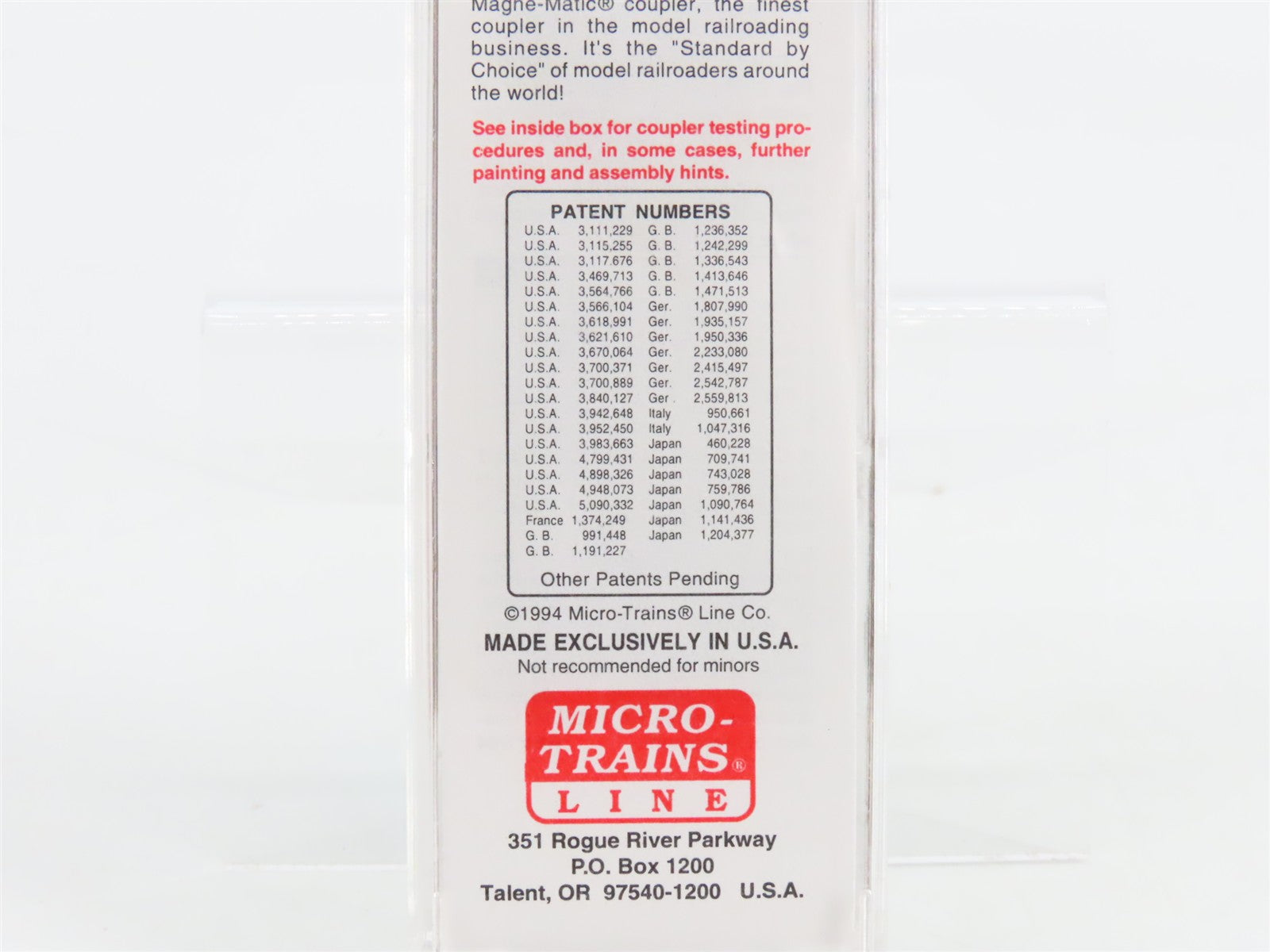 N Scale Micro-Trains MTL 22040 NP Northern Pacific 40' Box Car 8345 RTR