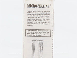N Scale Micro-Trains MTL 51050 NP Northern Pacific 34' Wood-Sheathed Caboose RTR