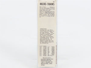 N Scale Kadee Micro-Trains MTL 44010 GN Great Northern 50' Flat Car #66001