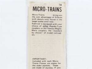 N Scale Kadee Micro-Trains MTL 44010 GN Great Northern 50' Flat Car #66001