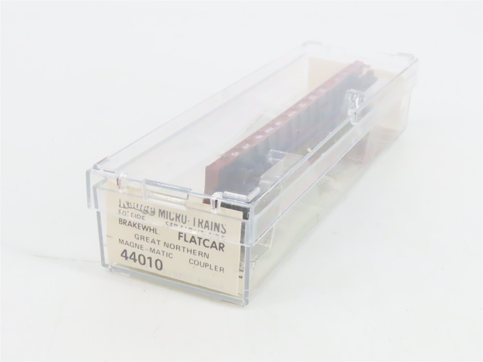 N Scale Kadee Micro-Trains MTL 44010 GN Great Northern 50' Flat Car #66001