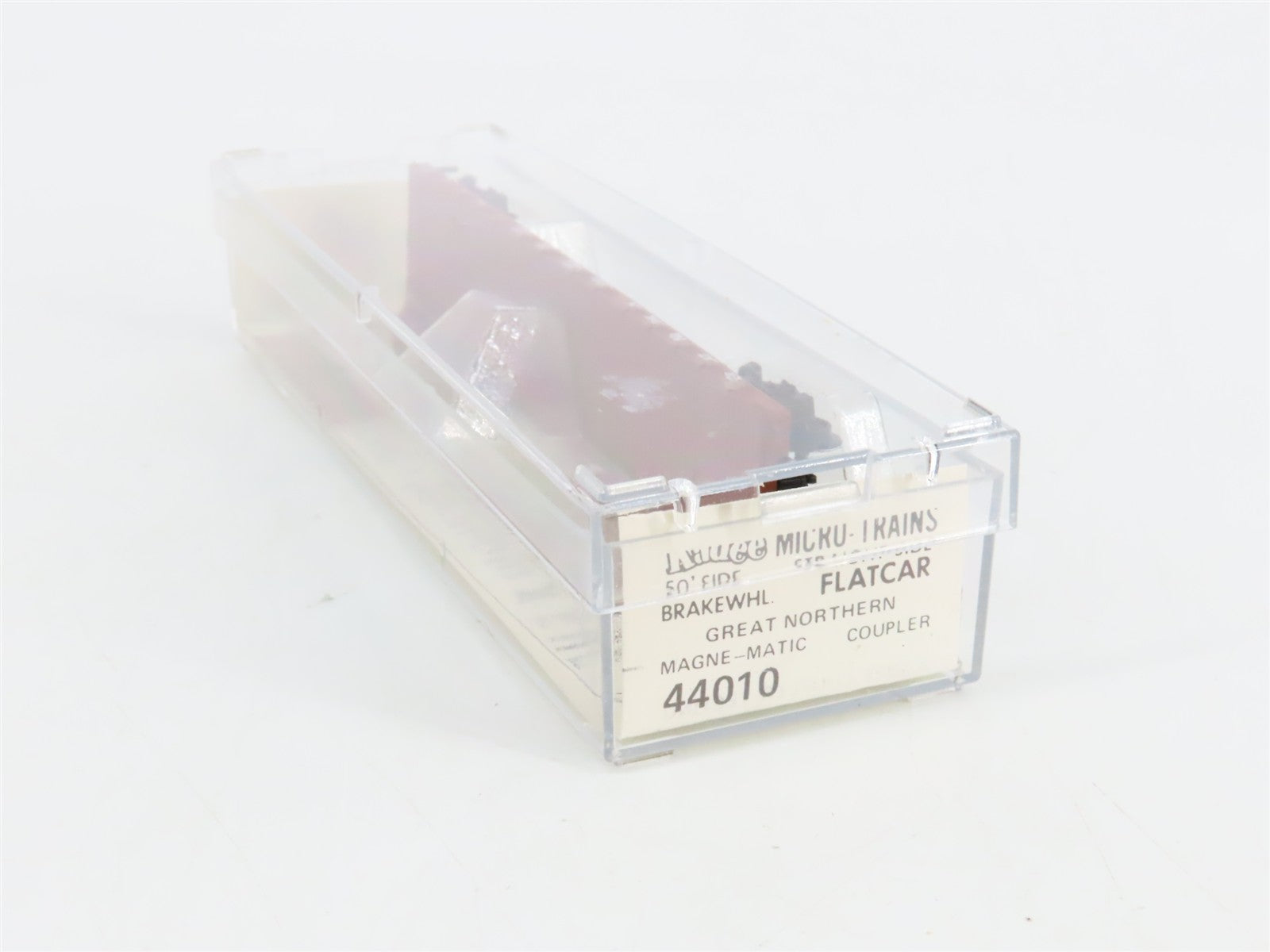N Scale Kadee Micro-Trains MTL 44010 GN Great Northern 50' Flat Car #66001