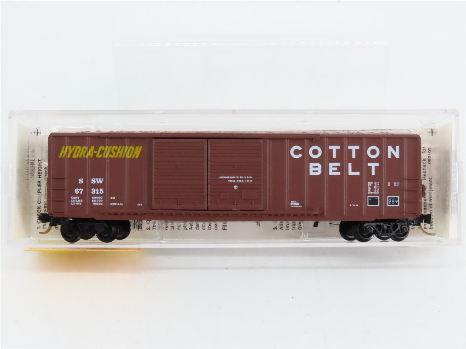 N Scale Micro-Trains MTL 30060 SSW Cotton Belt 50' Box Car 67315 RTR