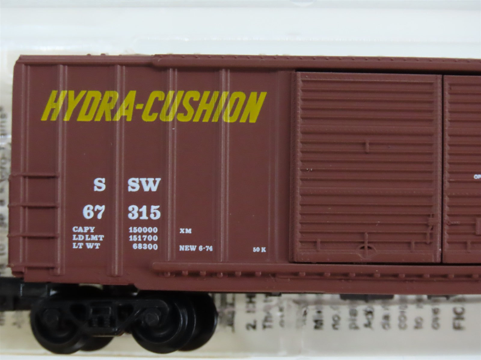 N Scale Micro-Trains MTL 30060 SSW Cotton Belt 50' Box Car 67315 RTR