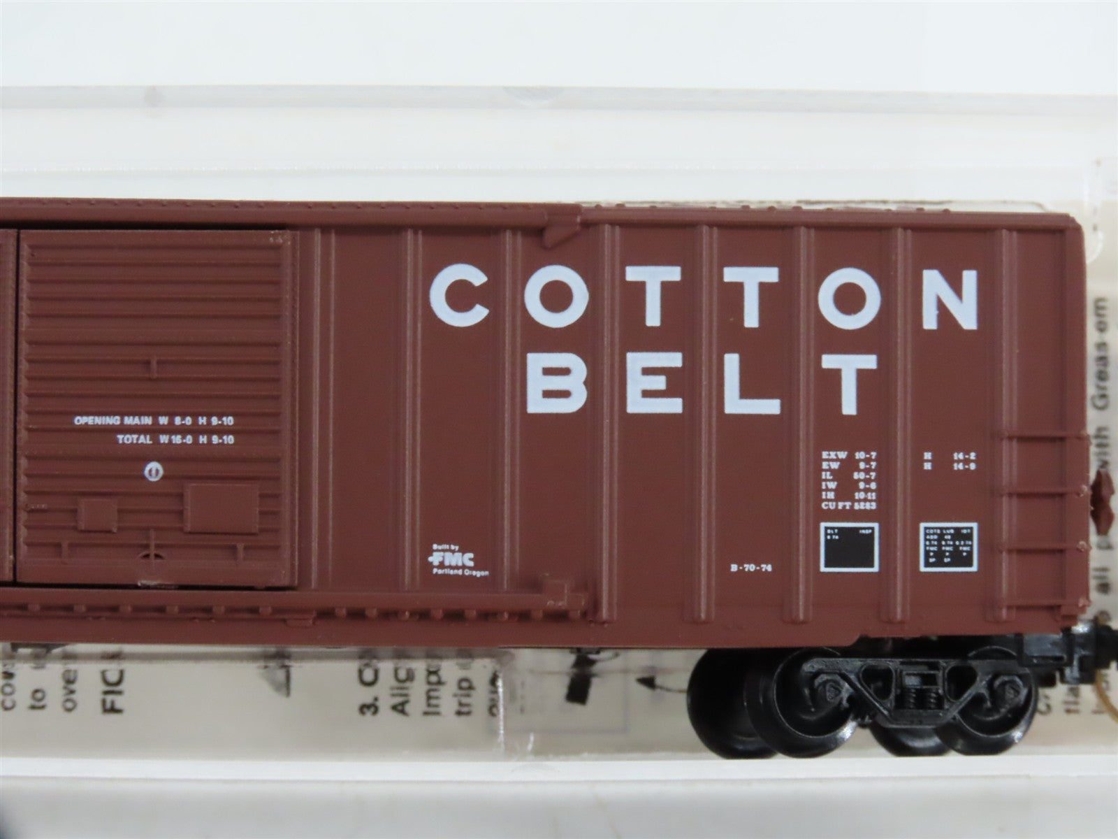 N Scale Micro-Trains MTL 30060 SSW Cotton Belt 50' Box Car 67315 RTR