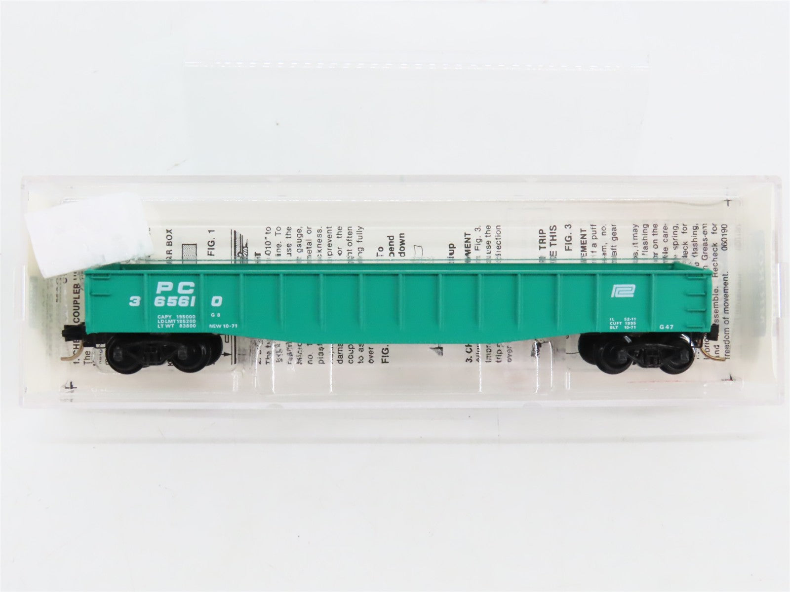 N Scale Micro-Trains MTL 46060 PC Penn Central 50' Flat Car 365610 RTR