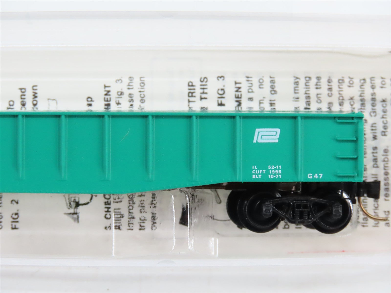 N Scale Micro-Trains MTL 46060 PC Penn Central 50' Flat Car 365610 RTR