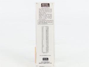 N Scale Micro-Trains MTL 46060 PC Penn Central 50' Flat Car 365610 RTR