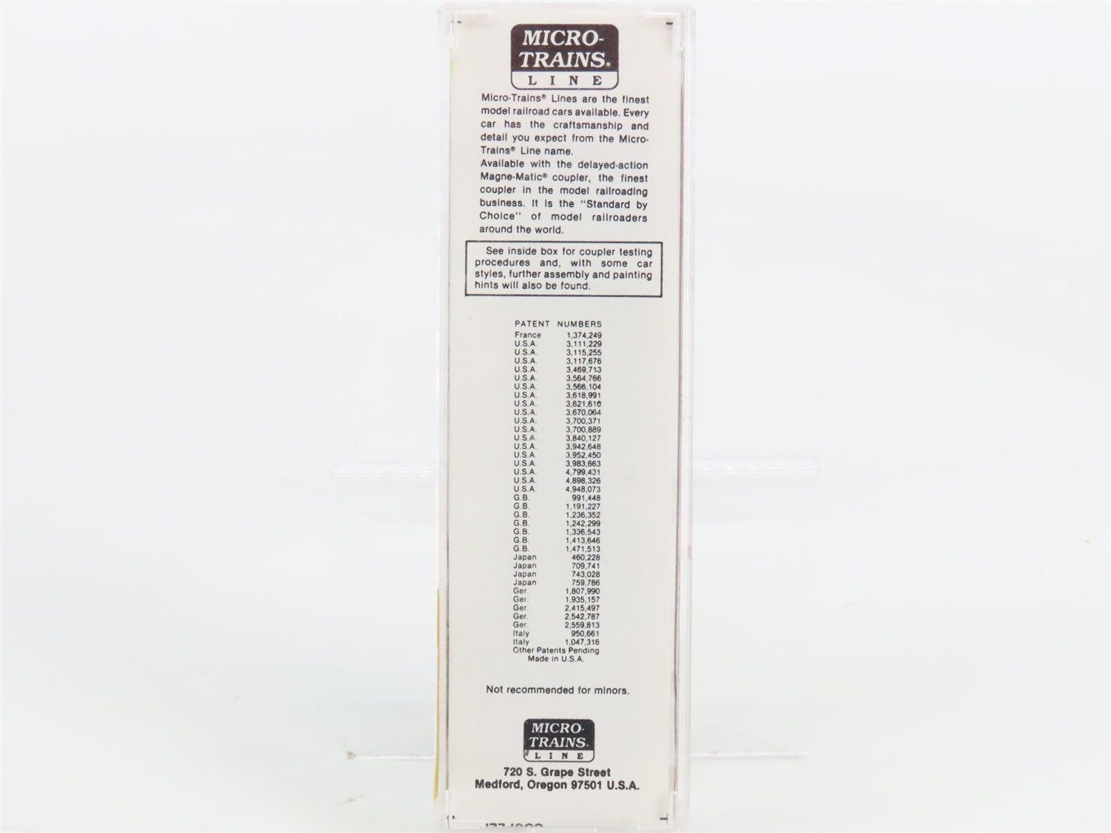 N Scale Micro-Trains MTL 33090 CP Canadian Pacific 40' Box Car 293571 RTR