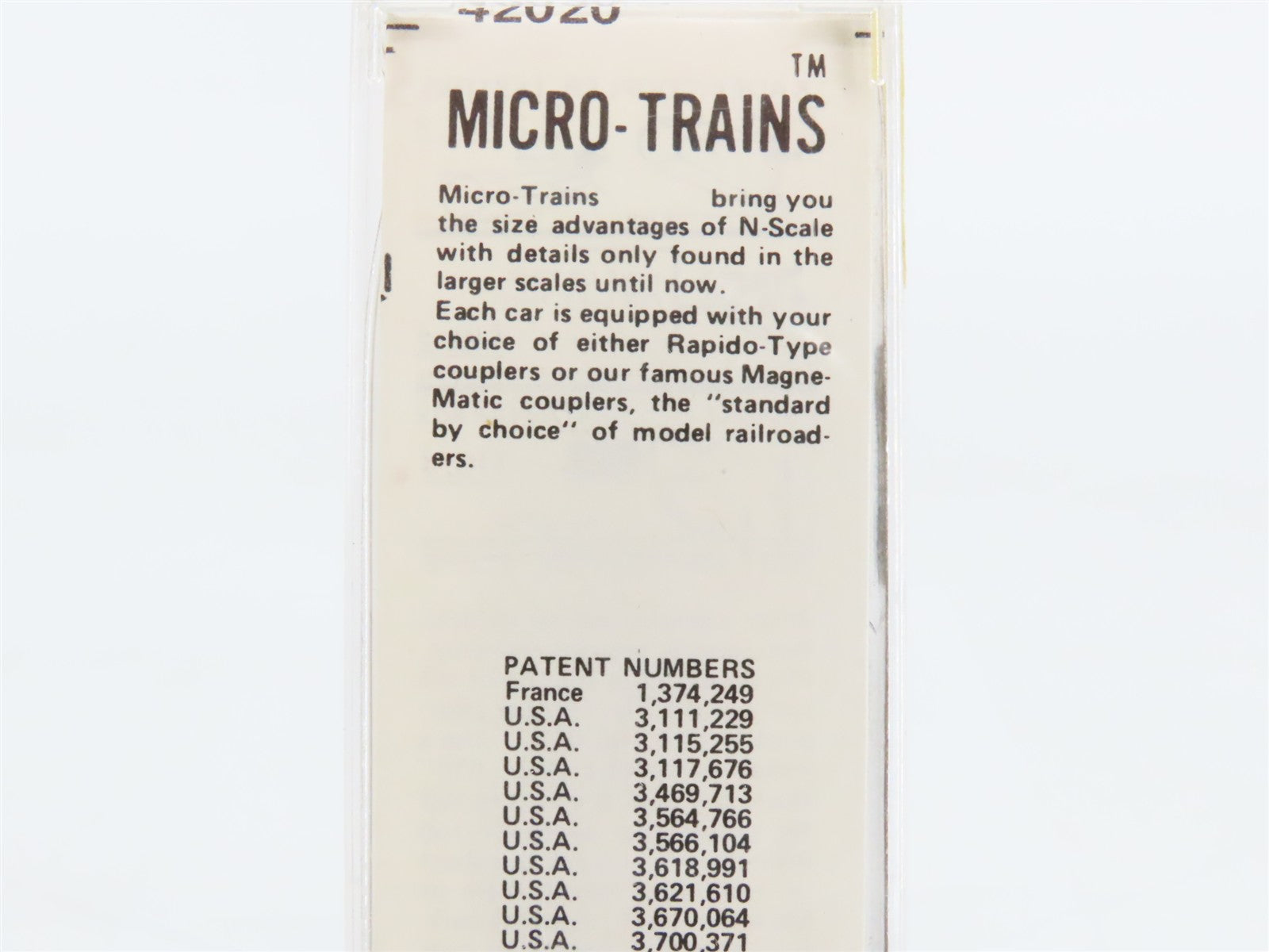 N Scale Micro-Trains MTL 42020 ASRX Domino Sugars 40' Box Car 497 RTR