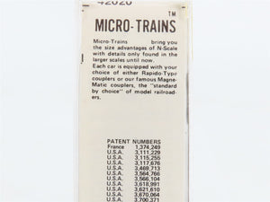 N Scale Micro-Trains MTL 42020 ASRX Domino Sugars 40' Box Car 497 RTR