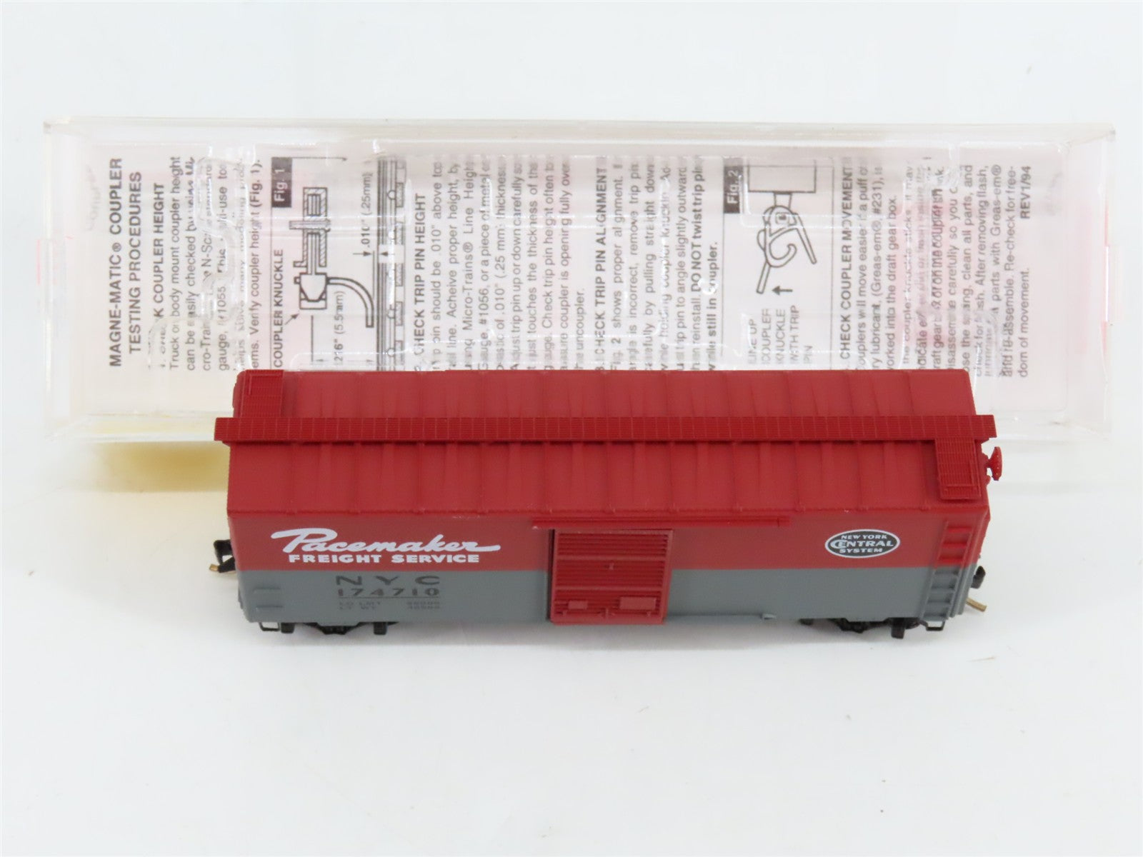N Scale Micro-Trains MTL 20240 NYC New York Central 40' Box Car 174710 RTR