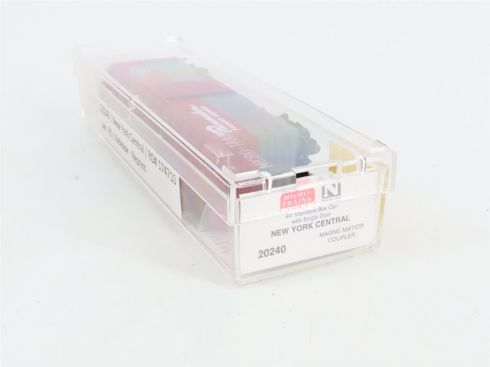 N Scale Micro-Trains MTL 20240 NYC New York Central 40' Box Car 174710 RTR